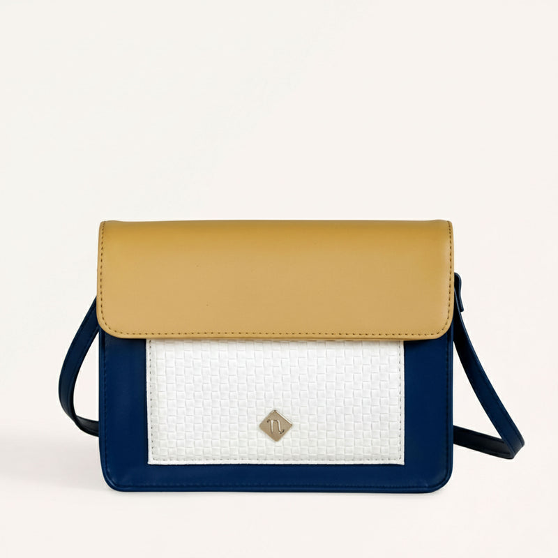Soi Tresse Blue Magic Shoulder Bag