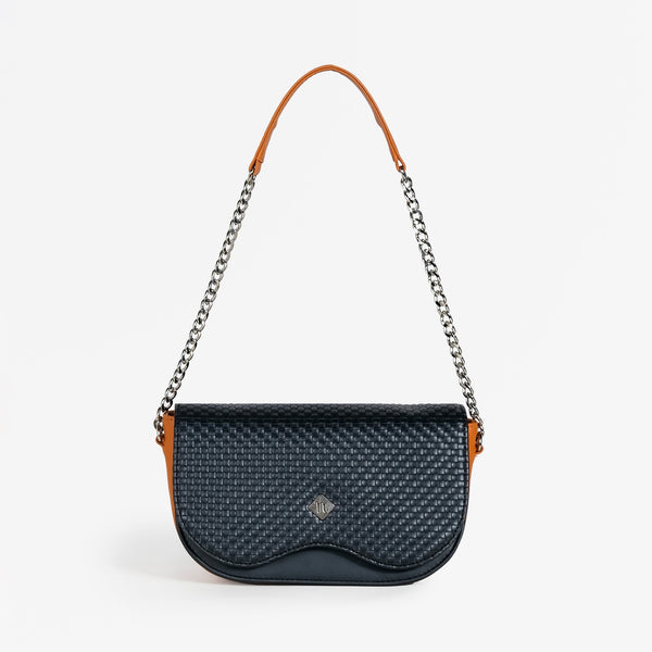 Soi Tresse Saddle Shoulder Bag