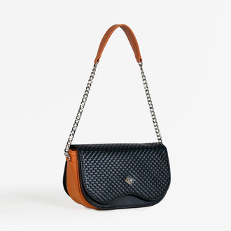 Soi Tresse Saddle Shoulder Bag