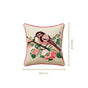 Songbird Bloom Embroidered Cushion Cover 40X40cm