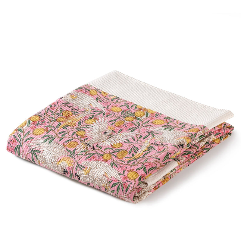 Songbird Quilted Cotton Quilted Bedcover 250x220cm