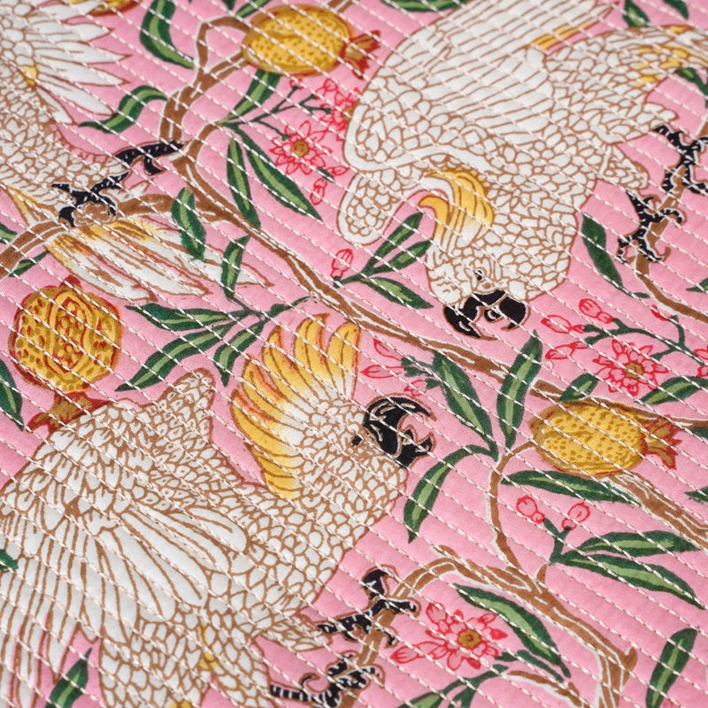 Songbird Quilted Cotton Quilted Bedcover 250x220cm