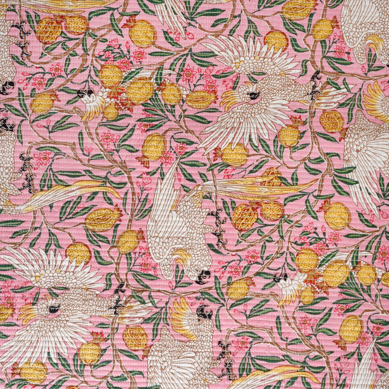 Songbird Quilted Cotton Quilted Bedcover 250x220cm