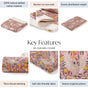 Songbird Quilted Cotton Quilted Bedcover 250x220cm