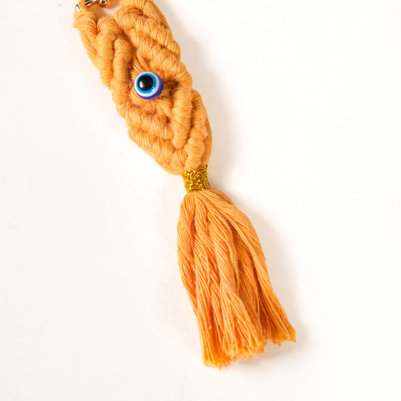 Macrame Evil Eye Keychain Set Of 4