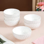 White Ceramic Pot And Bowl Set With Spoons And Wooden Stand