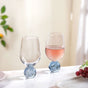 Sphere Wine Glass Set Of 2 400ml Blue