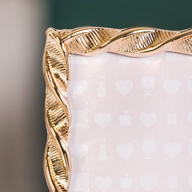Spiral Gold Photo Frame Large