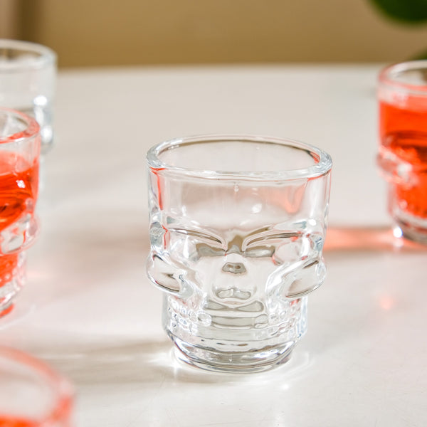 Skull Shot Glass Set Of 9 50ml