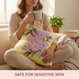 Spring Bloom Highlight Embroidered Cushion Cover 40x40cm