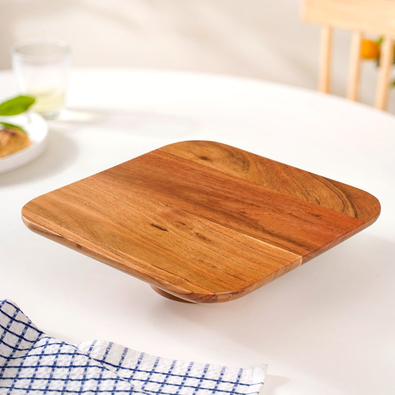 Acacia Wood Cake Stand