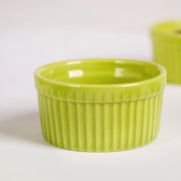 Souffle Ramekin Set Of 6 Green 150ml