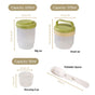Stacko Breakfast Salad Box With Dressing Cup Green 1020ml