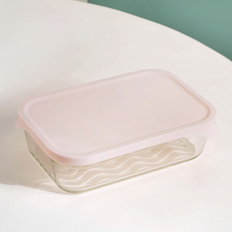 Groovo Lite Microwave Safe Glass Food Container Set Of 4 370ml 930ml 2500ml