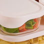 Groovo Lite Microwave Safe Glass Food Container Set Of 4 370ml 930ml 2500ml