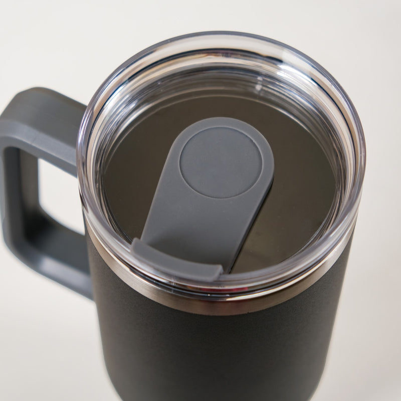 Tall Insulated Travel Water Bottle Leakproof Black 1200ml- Water bottle, stainless steel water bottle, insulated water bottle, water bottle with straw