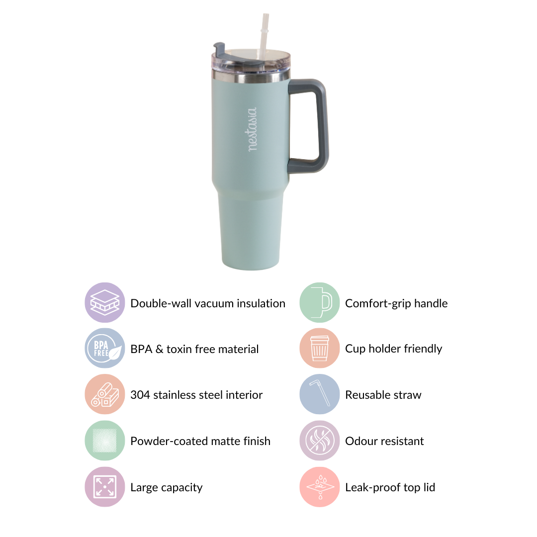 Steel Drink Bottle With Handle For Travel Leakproof Insulated