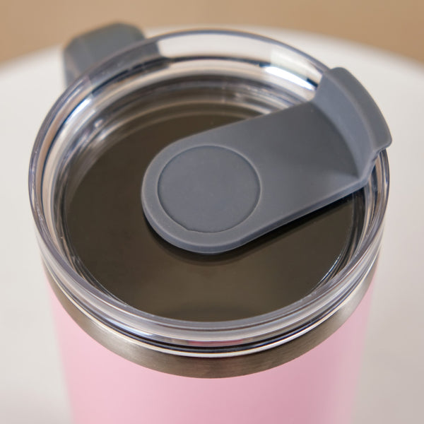 Stainless Steel Vacuum Insulated Tumbler With Lid Pink 1200ml