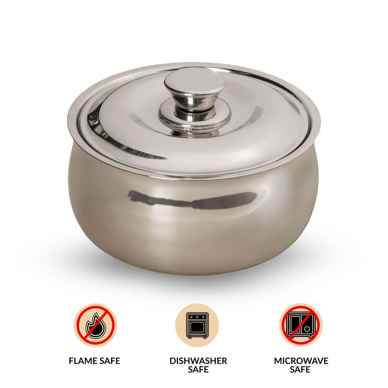 Stainless Steel Casserole 1000ml