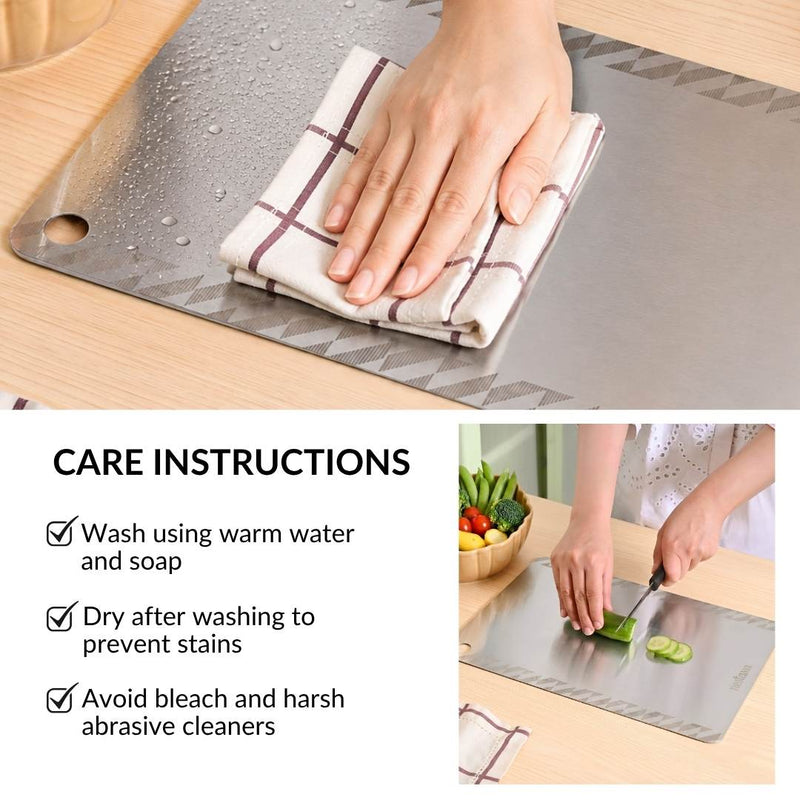 Stainless Steel Chopping Board 35x25cm