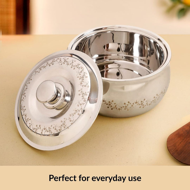 Stainless Steel Curry Serving Casserole 2000ml