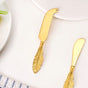 Luxury Gold Butter Knife And Cheese Knife Set Of 2