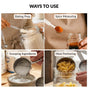 Stainless Steel Measuring Cups And Spoons Set Of 8