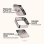 Stainless Steel Paneer Maker And Chopping Board Set Of 2