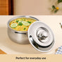 Stainless Steel Rice And Roti Casserole 3000ml