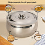 Stainless Steel Rice And Roti Casserole 3000ml