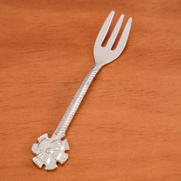 Spoon Fork Floral Cutlery For Desserts Set Of 6