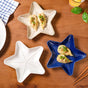 Star Fish Ceramic Snack Plate Set Of 3