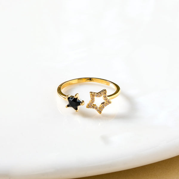 Starlight Gold Stone Ring