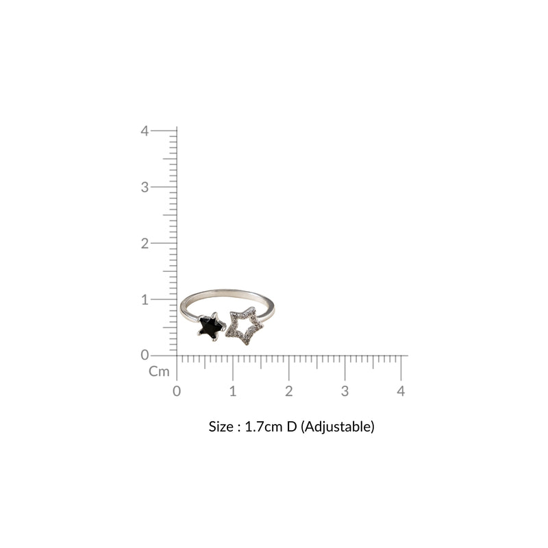 Starlight Silver Stone Ring