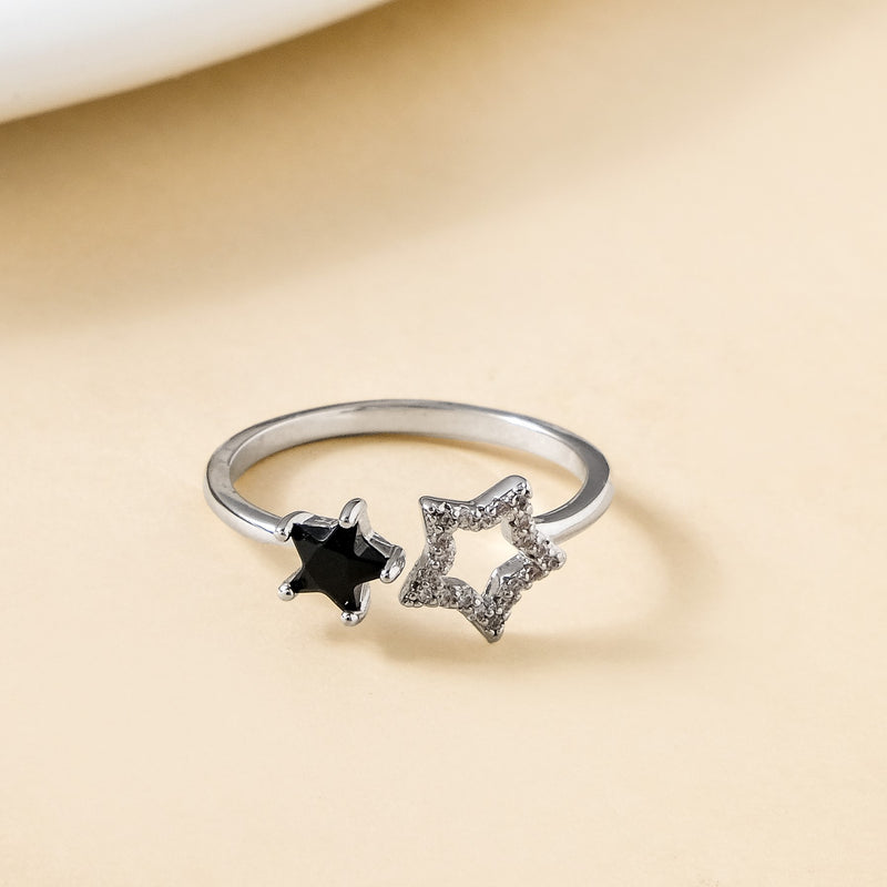 Starlight Silver Stone Ring