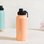 Insulated Thermos Stainless Steel Water Bottle Peach 1L - Water bottle, stainless steel water bottle, insulated water bottle, BPA free water bottle