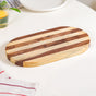 Striped Sheesham Serving Platter