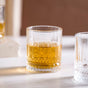 Set Of 6 Premium Ribbed Whiskey Glasses 250ml