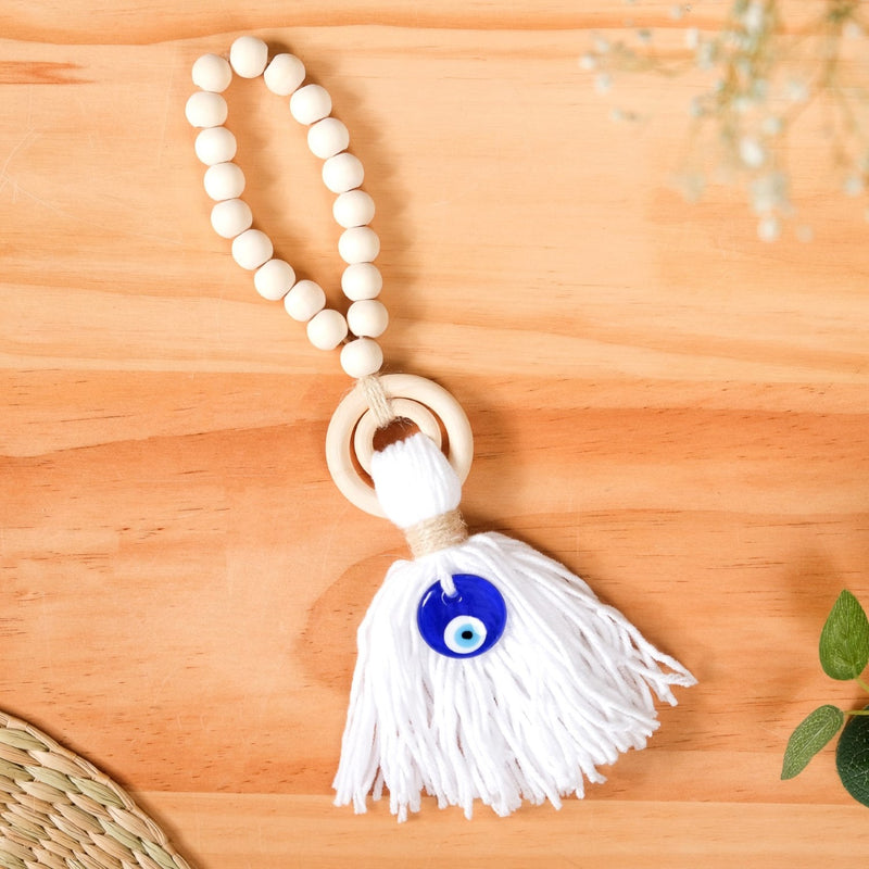 Beaded Evil Eye Wall Hanging Set Of 2- Wall hanging, wall decor, decor for living room, evil eye wall hanging, evil eye decor
