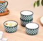 Oscilla Dessert Bowl Set Of 4 Green 200ml