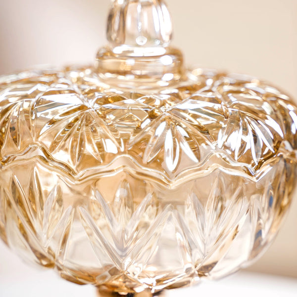 Pedestal Decorative Glass Bowl