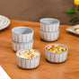 Robinia Ceramic Small Bowl Set of 6 200ml