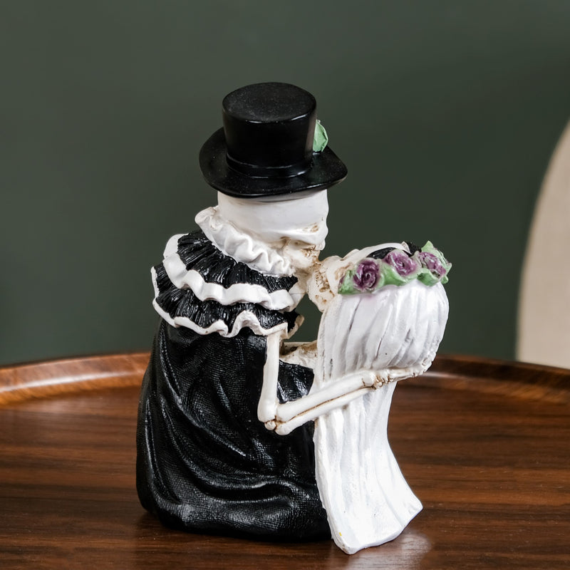 Skeleton Bride And Groom Decor Showpiece