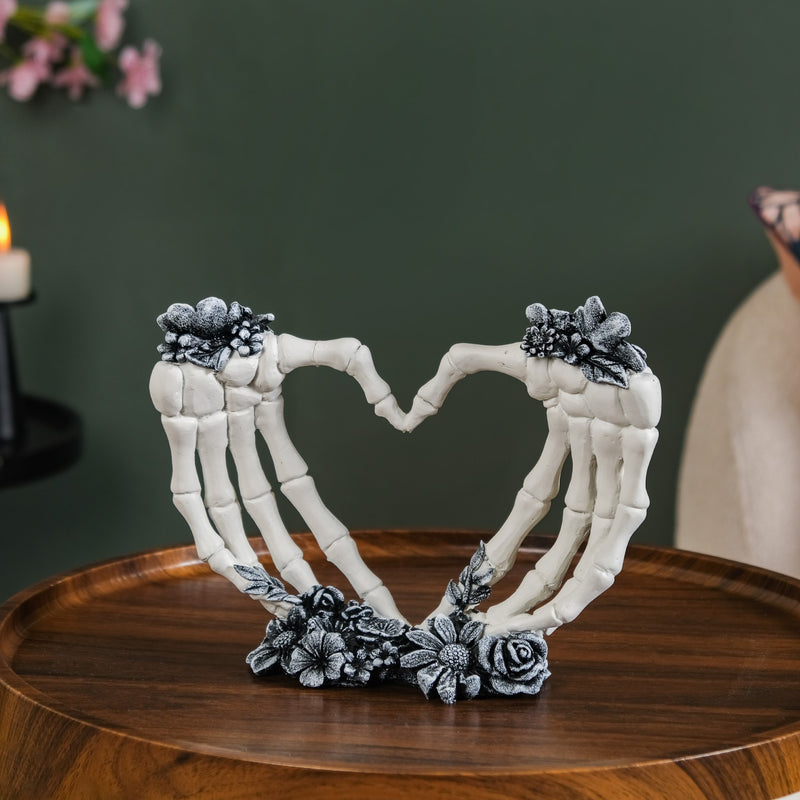Skeleton Love Hands Decor Showpiece