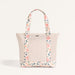 Summer Meadow Large Canvas Zipper Tote Bag