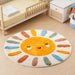 Sunshine Smile Natural Cotton Kids Rug 100cm