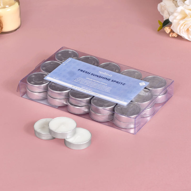 Sunshine Spritz Scented Tealight Candles Set Of 30