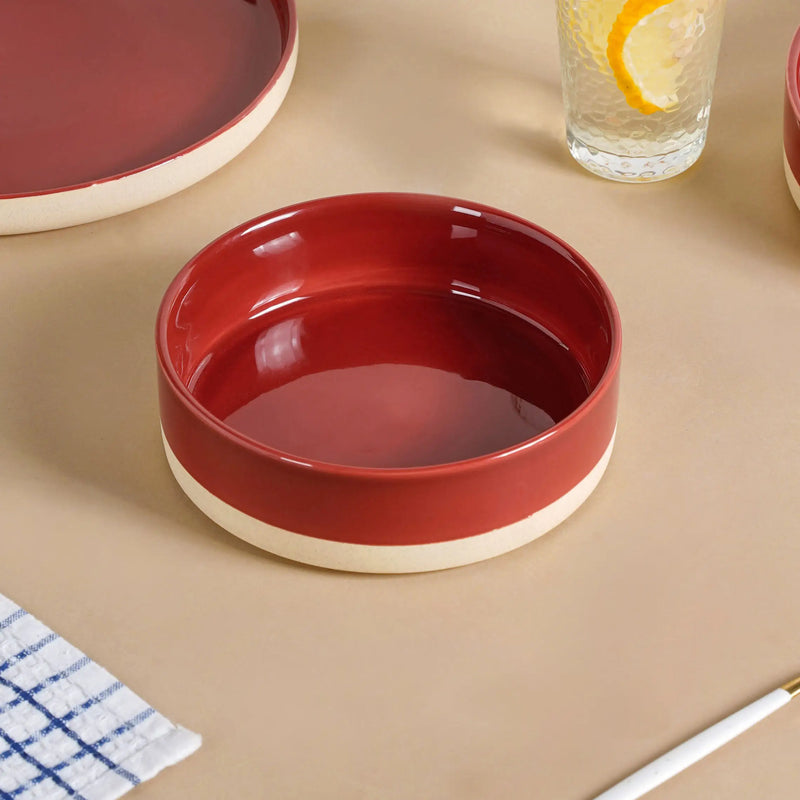 Amber Clay 22 Piece Dinnerset For 6