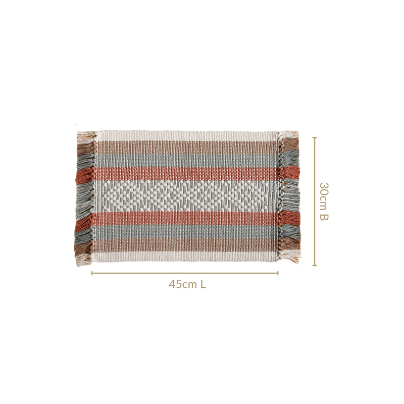 Sustainable Cotton Placemat Set Of 6