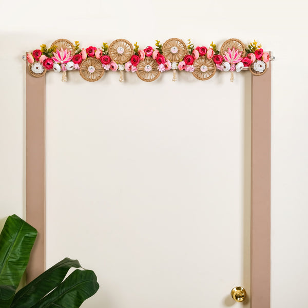 Sustainable Floral Pop Toran For Decoration